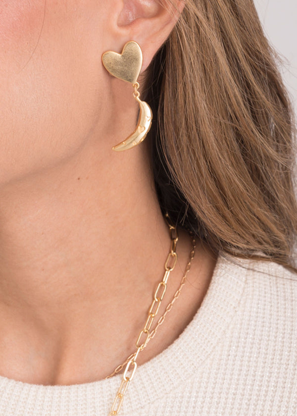 Aretes Corazon + Banano