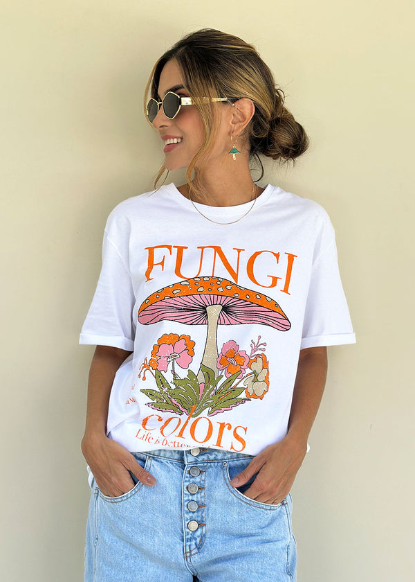 Camiseta Estampada Marfil - Ana