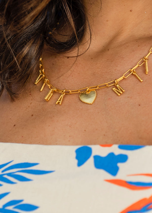 Collar Letras Vida Mía