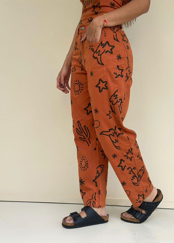 Pantalón Largo Terracota - Adara Texas